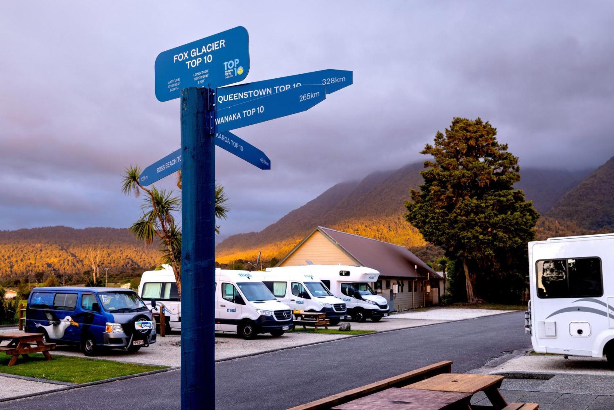 Fox Glacier TOP 10 Holiday Park&Motels Exterior foto